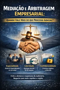 Imagem principal do artigo Mediação e Arbitragem Empresarial